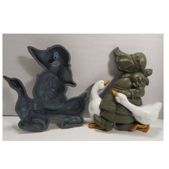 VINTAGE Burwood Geese and Child Wall Art Decor - Picture 3 of 8